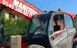 Kartal bölgesinde kiralık Manitou MT 1840 teleskopik forklift - Hızlı teslimat ve profesyonel hizmet