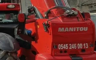 Ataşehir bölgesinde kiralık Manitou MT 1840 teleskopik forklift - Modern ve güvenilir kiralama hizmeti